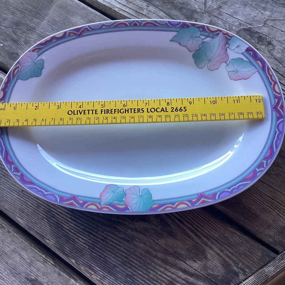 Graf von Henneberg Vintage Porcelain Serving Platter - pastel colors